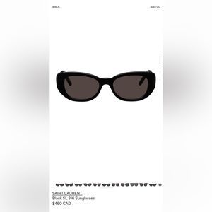Authentic YSL SL 316 Betty Sunglasses - Saint Laurent